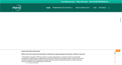 Desktop Screenshot of epinephrineautoinject.com
