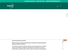 Tablet Screenshot of epinephrineautoinject.com